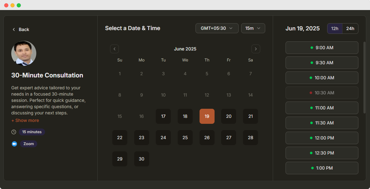 Appointment booking software